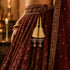 Maroon Embroidered Triangle Potli Latkan Tassel Set of 2 for Saree, Blouse & Lehenga | Craft Shop India