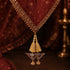 Maroon Embroidered Triangle Potli Latkan Tassel Set of 2 for Saree, Blouse & Lehenga | Craft Shop India