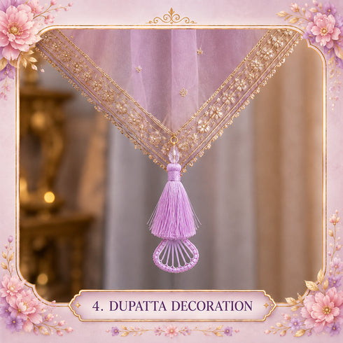 Light Purple Handmade Ethnic Latkan Tassel Pack of 2 for Saree, Blouse & Lehenga | Craft Shop India