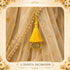 Yellow Mirror Handmade Ethnic Latkan Tassel Pack of 2 for Saree, Blouse & Lehenga | Craft Shop India
