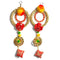 Ridhi Sidhi | Red & Golden Color | Combination | hanging Design | Design For Decoration | Wedding | Latkan | Tassels | Hanging Design | Craft Shop India