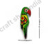 Green Parrot Wooden Miniature Small Size