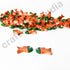 Orange & Green Wooden Fish