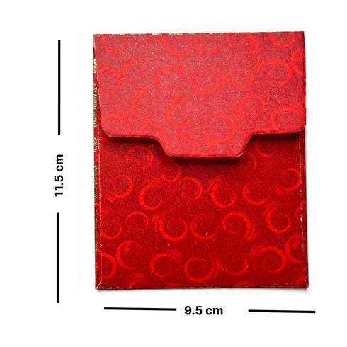 Rust Color Exclusive Velvet Finish Designer Small Shagun Envelope Pack Of 2
