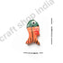 Orange & Green Wooden Fish