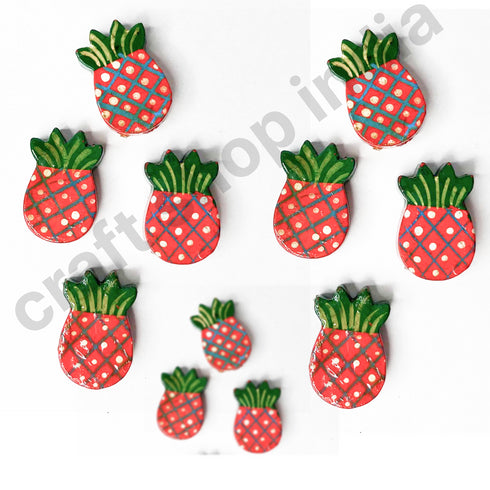 Cute Wooden Pineapple Miniature