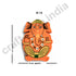 Ganpati Jee Orange Wooden Miniature