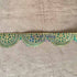 Green Color With Zari Work Semi Circle Lace & Border ( 9mtr )