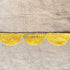 Mango Yellow Color With Zari Work Semi Circle Lace & Border ( 9mtr )