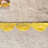 Mango Yellow Color With Zari Work Semi Circle Lace & Border ( 9mtr )