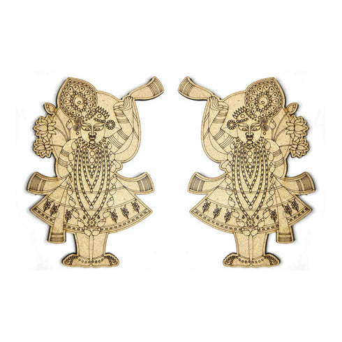 Shreenath ji Engraved Cutout Design