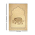 Jharokha With Elephant Mdf Cutout 13 inches