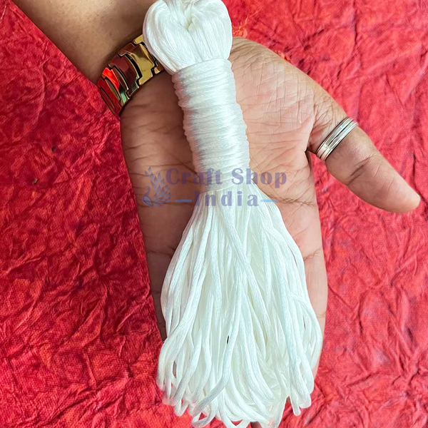 White Color Malai Dori- 20 meter