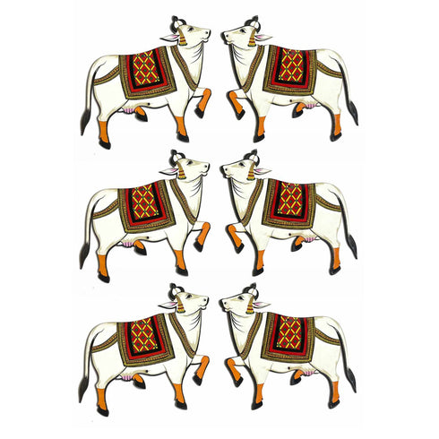 Decorative Pichwai Cow Mdf 5 IN