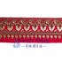 Metallic Work With Red Velvet Border- ( 9mtr)