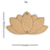 Jharokha With Pichwai Lotus Mdf Cutout 13 inches Set of 2