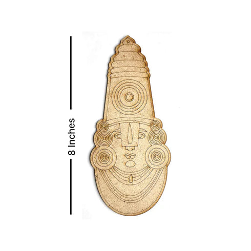 Jharokha With Lord Balaji Mdf Cutout 13 inches Set of 2