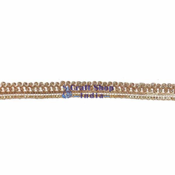 Half Inches Golden Dori Lace (9 Meter)