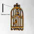 Mdf Birds Cage Shape Set Of 6