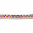 Half Inches Multicolored Dori Lace (9 Meter)