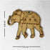 Mdf Engraved Elephant Set Of 6