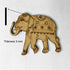 Mdf Engraved Elephant Set Of 6