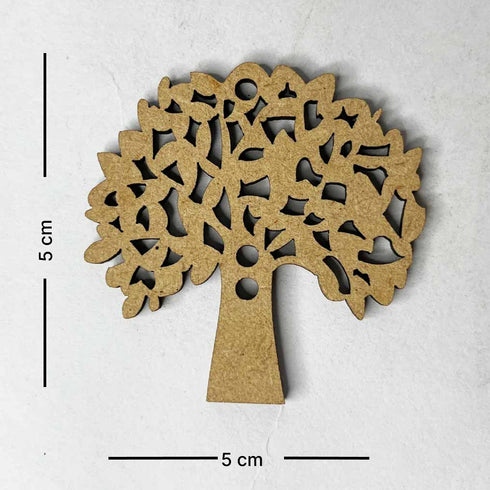 Mdf Tree Shape Set Of 6