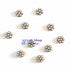 White Pearl Round Shape Fancy Buttons Set Of 10