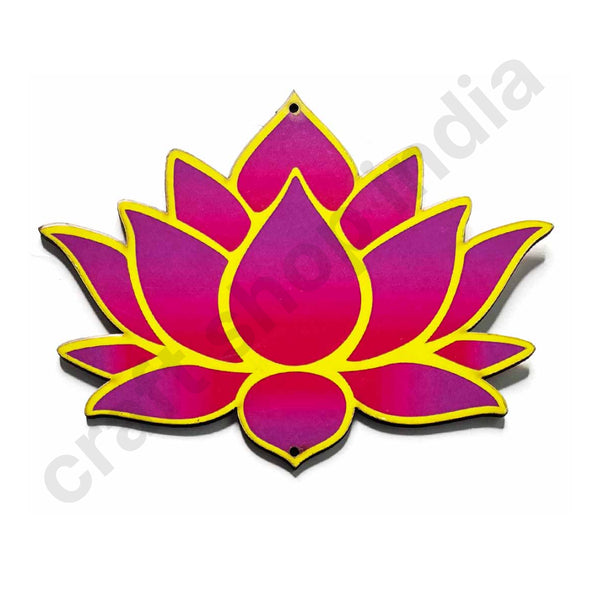 Pink Lotus Flower Set of 6 (Big) | pichwai | Craft Shop India | Art Craft | Craft Store