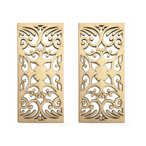 Abstracts Pattern Tealight Plater Pack Of 2