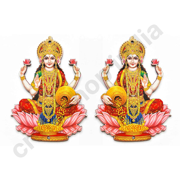 Laxmi Ji Set Of 6 | Laxmi ji | Mdf | Cutout | Mdf Shape Design | Sets | Art Craft | Craft | craft shop india | Craft Store online | indian craft store