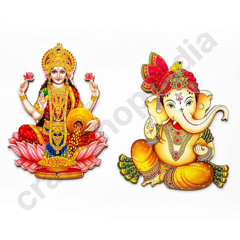 Laxmi Ji & Ganesh Ji Set Of 12