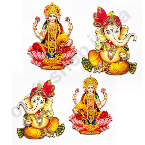 Laxmi Ji & Ganesh Ji Set Of 12