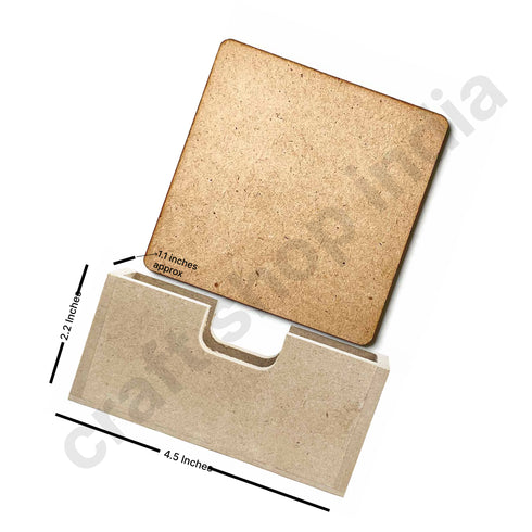 Square Mdf Base Set of 6