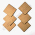 Square Mdf Base Set of 6