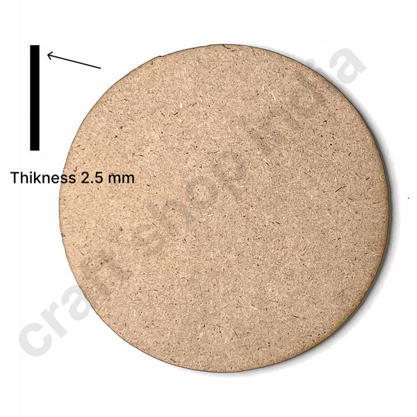 Circle Mdf Base Set of 6 | Circle MDF | Craft Store | Art Craft | Craft | Decoration | Project | DIY | Collection | Craft Shop india | india craft shop | craft shop