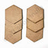 Hexagon Mdf Base Set of 6