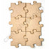 Puzzle Mdf Base Set of 6