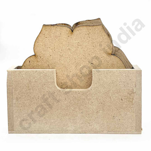 Floral Mdf Base Set of 6