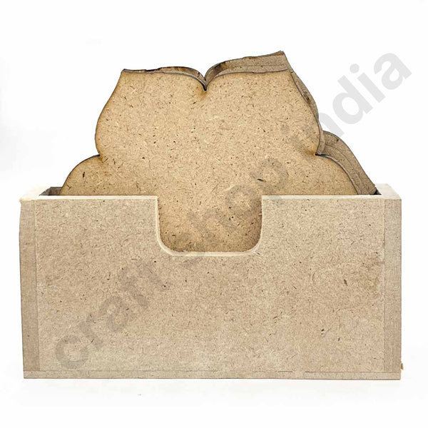Floral Mdf Base Set of 6 | Floral MDF | MDF Base | Adikala Craft Store | Art Craft | Craft | MDF | Decoration | Projects | Design