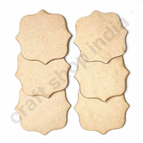 Vintage Mdf Base Set of 6