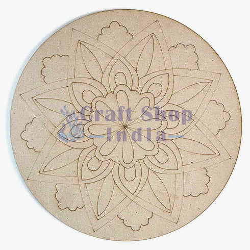 Mandala Design 6 MDF Engraved Base