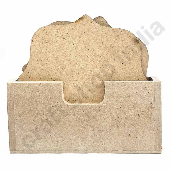 Vintage Mdf Base Set of 6 | Vintage MDF | MDF Base | Craft Shop India | Craft Store | Art Craft | Craft | Decoration | Project | DIY | Collection