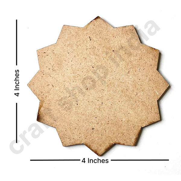 Star Mdf Base Set of 6 | Star MDF Base | Star | Craft Shop India | Craft Store | Art Craft | Craft | Decoration | Project | DIY | Collection