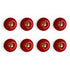 Red Color Round Fancy Buttons Set Of 10