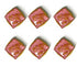 Pink Color Square Fancy Buttons Set Of 10