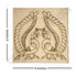 Square Shaped Pair of Peacock Design Engraved Coaster Set of 6