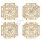 Shri Yantra Design MDF Cutout Base for DIY