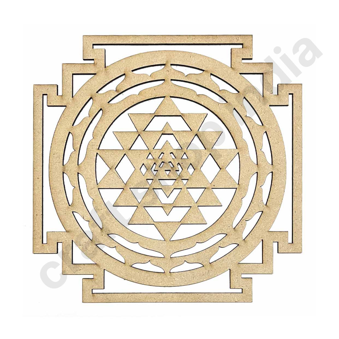 Lakshmi Ji MDF Cutout D1 Pack of 10 for Wall Hanging, Diwali & Temple Decoration | Craft Shop India