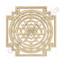 Shri Yantra Design MDF Cutout Base for DIY
